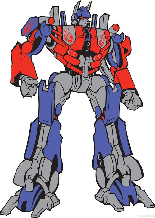 擎天柱图片简笔画 擎天柱图片大全大图 涂色画