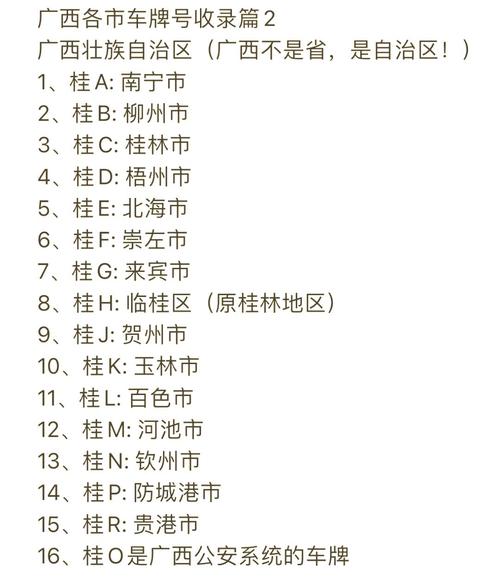 桂是哪个省的简称 桂b是哪个城市的车牌号